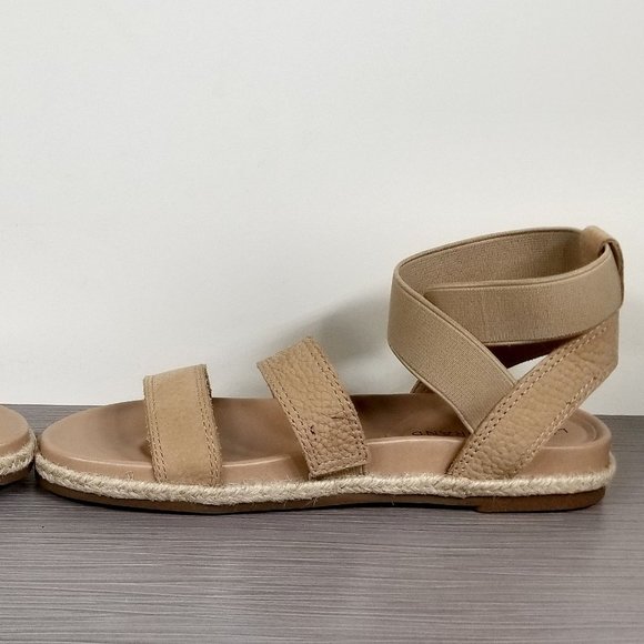 Lucky Brand Dilane Sandals, Stone Embossed Nubuck, Womens Size 6 M / 36.5 - Picture 8 of 13